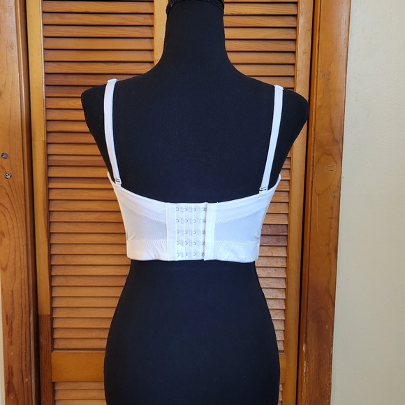 EUC Beaded Bustier Corset Crop Top Size Small - Picture 3 of 5